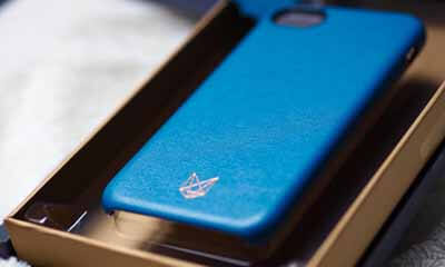 Free Foxwood Teal Leather Hardshell iPhone 7 Case
