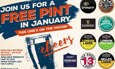 Free Pint This January