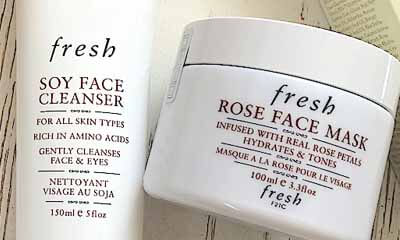 Free Fresh Rose Soy Face Cleanser & Mask