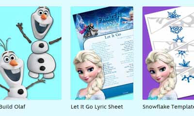 Free Disney Frozen Kids Activity Pack