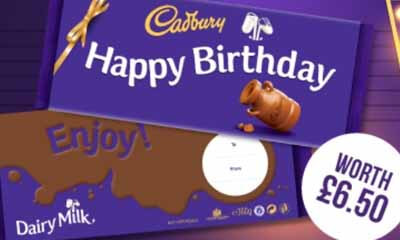 Free Cadbury Dairy Milk Birthday Bar