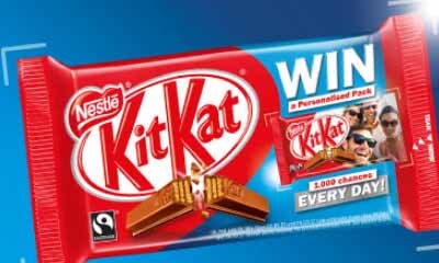 Free Personalised Packs of KitKat