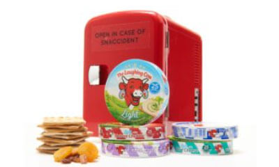 Free Laughing Cow Mini Fridge