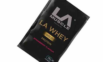 Free LA Whey Strawberry Protein Shake
