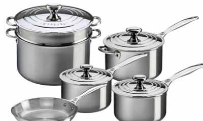 Win Le Creuset Stainless Steel Pans