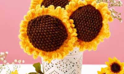 Free Sunflower Bouquet Knit Pattern