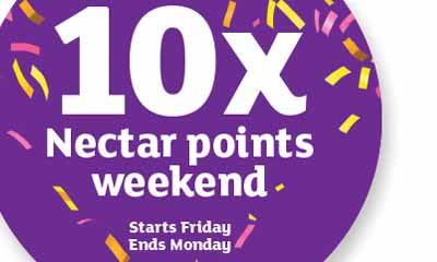10x Nectar Point Weekend at Sainsburys