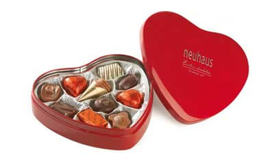 Free Valentine Heart Chocolates from Neuhaus