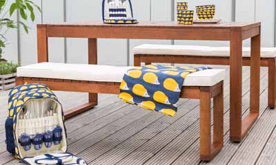 Win a Garden Table, Benches & Picnic Bag
