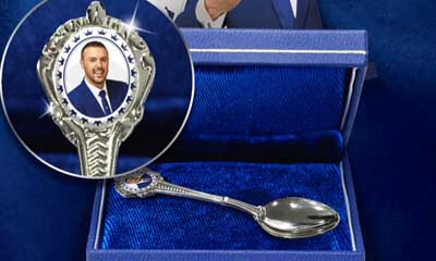 Free Paddy McGuinness Silver Spoon & Oven Gloves