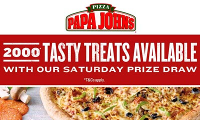 Free Papa John's Pizzas