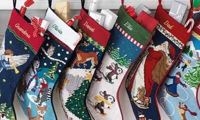 Free Personalised Christmas Stocking