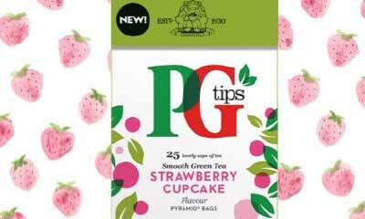 Free PG Tips Green Tea Strawberry Cupcake