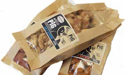 Free Pack of Pork Scratchings