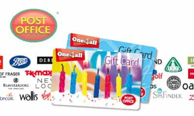 Free £50 Gift Cards from The Post Office