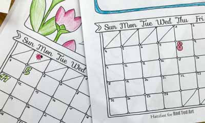 Free Printable DIY Calendars