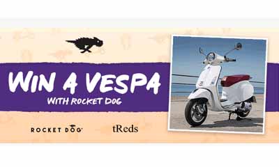 Win a Vespa Motorbike with Rocket Dog