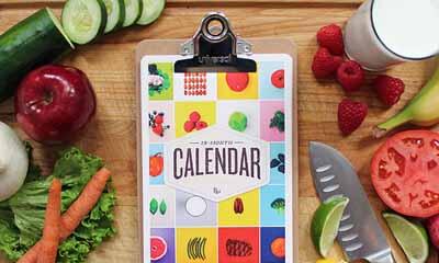 Free 2018 Food Calendar from Sainsbury's
