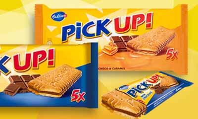Free pack of Milk Chocolate PiCK UP Biscuits