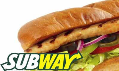 Free Subway Sandwich on Valentine's Day
