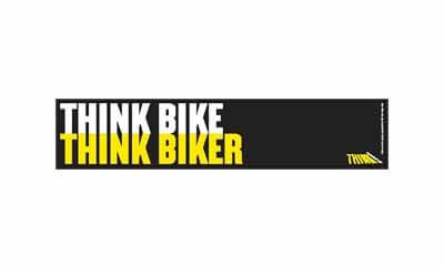 Free Think Bike Think Biker Stickers
