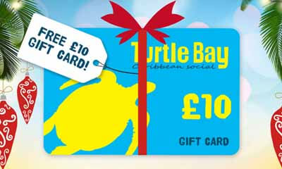 Free £10 Turtle Bay Gift Cards