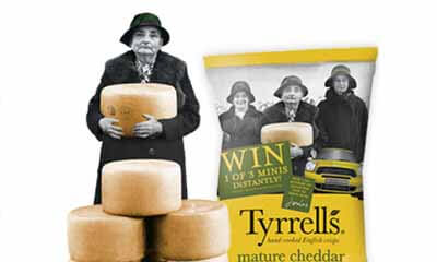 Free Cases of Tyrrell's Crisps and Popcorn