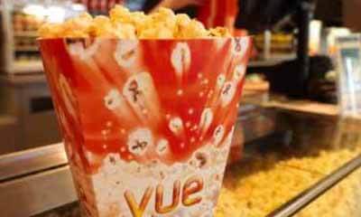 Free Regular Popcorn at Vue Cinemas