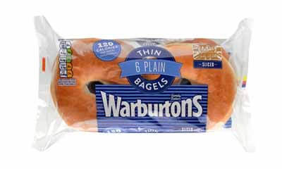 Free Pack of Warburtons Bagels
