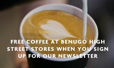 Free Tea of Coffee at Benugo