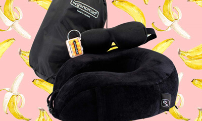 Free ergonomad Travel Comfort Kit