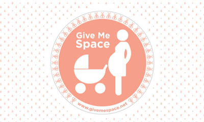 Free Give Me Space Car Sticker