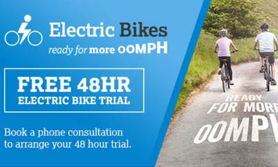 Free 48 Hour Eelctric Bike Trial from Halfords