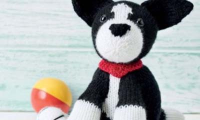 Free Shep The Deradog Border Collie Knit Pattern