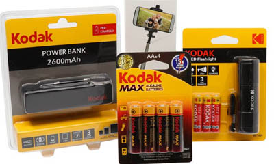 Win a Kodak Powerbank & Selfie Stick