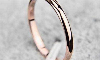 Free Titanium Ring in Rose Gold, Gold, Silver or Black