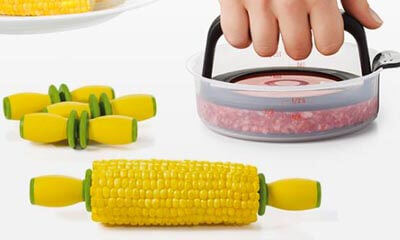 Win an OXO Corn Holder & Burger Press