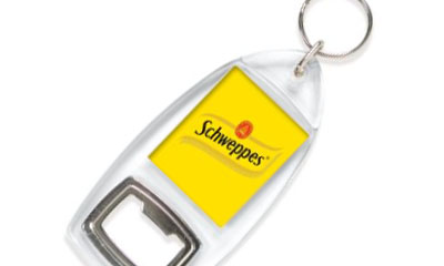 Free Schweppes Bottle Opener Keyring