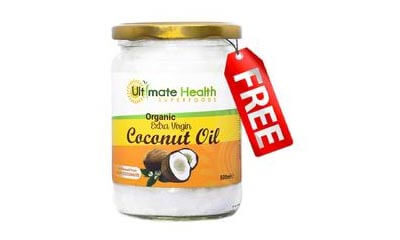 Free Jar of Ultimate Health Coconut Oil