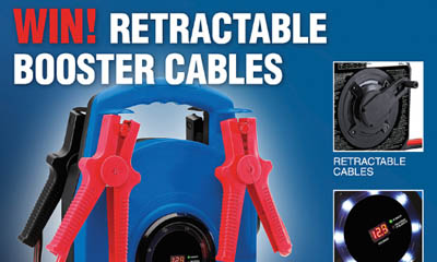 Win a Retractable Booster Cable Pack