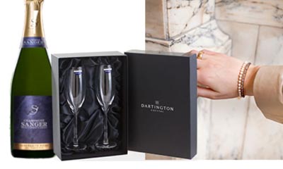 Win Crystal Glasses, Champagne & Jewellery