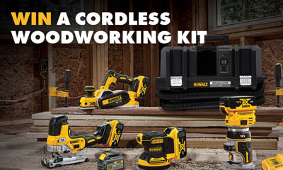 Win a Dewaltwood Working Power Tools Bundle