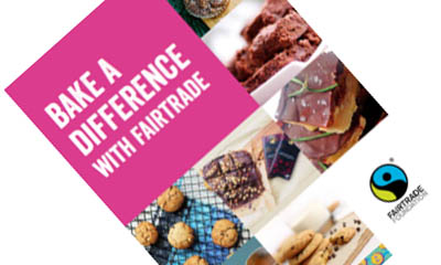Free Fairtrade Baking Recipe Booklet, Cake Flags & Posters