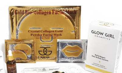 Free Glow Girl Collagen Gold Powder Face Masks