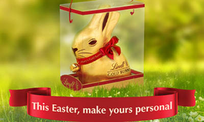 Free 1kg Lindt Gold Bunny