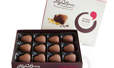 Free Lily O'Brien's Honeycomb Crisp hearts Chocolates