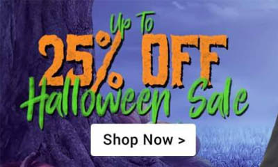 25% off Halloween Sale