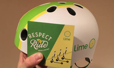 Free Lime Bike Helmets