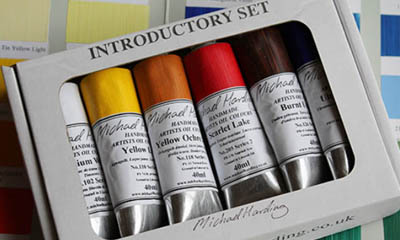 Free Set of Michael Harding Oil Paints