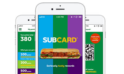 Free Subway Loyalty Card for Wallet or Mobile App